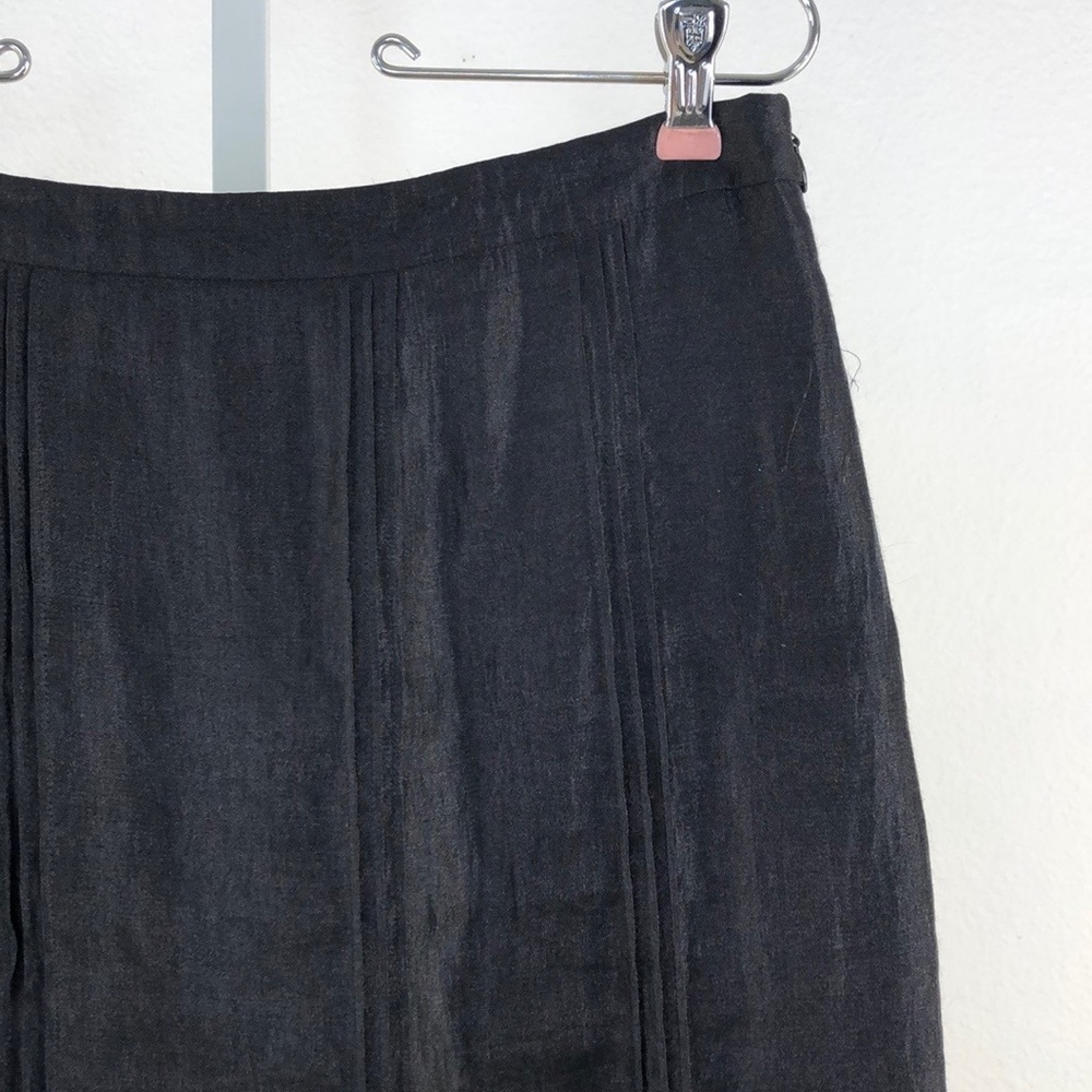 Antonio Melani Black Ruffle Hem Skirt - Picture 2 of 6